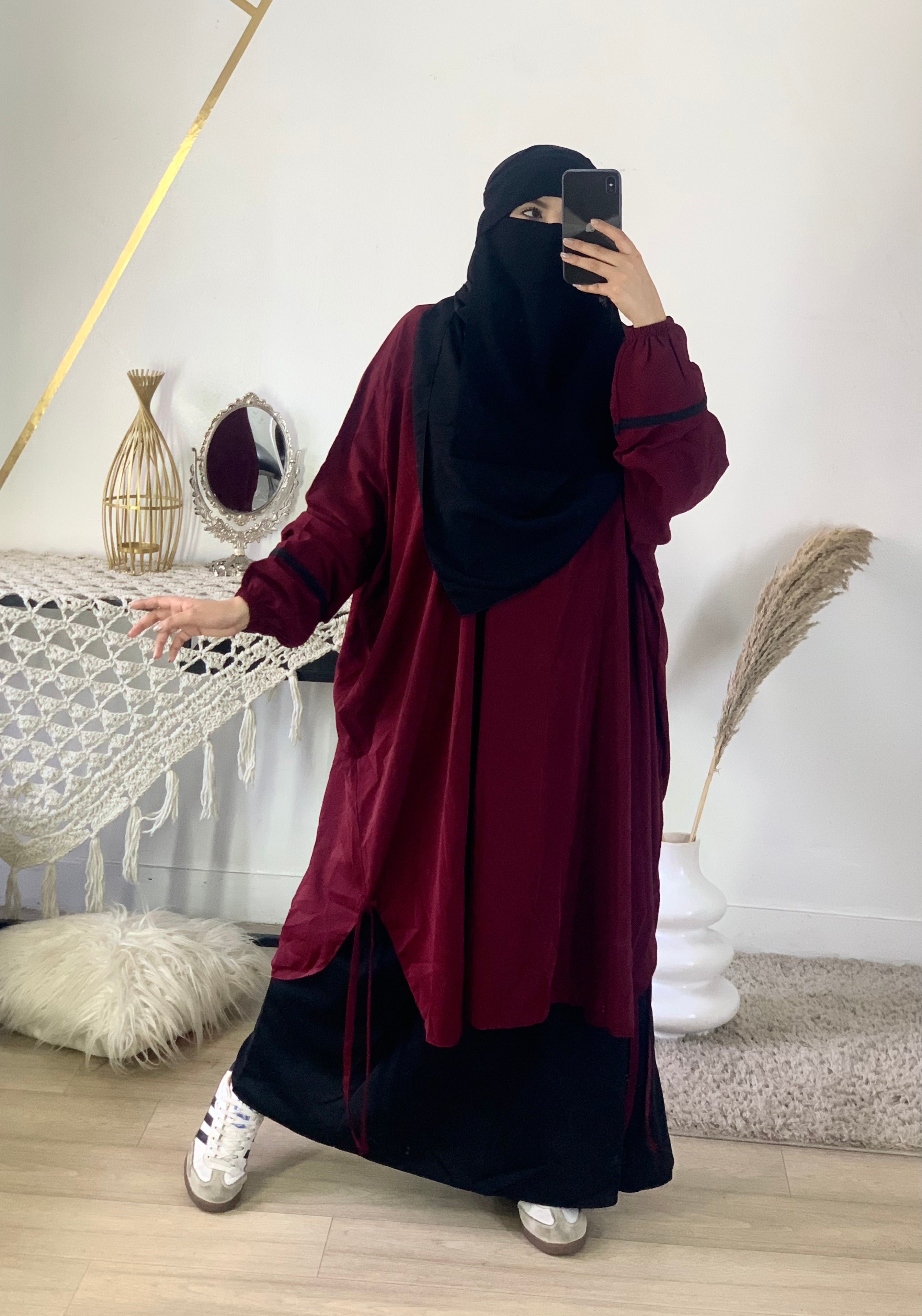 خمار نقاب 4 قطع
